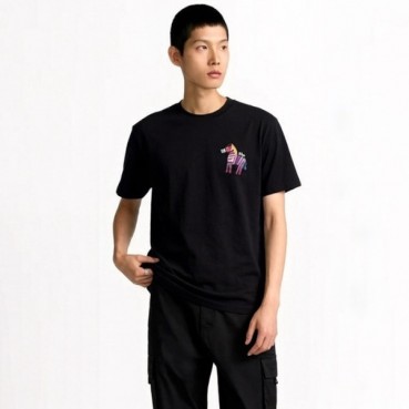 디올 남성 라운드 반팔티 - Dior Mens Round Tshirt 