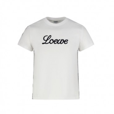 로에베 여성 라운드 반팔티 - Loewe Womens Round Tshirt 