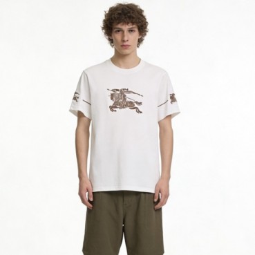 버버리 남성 라운드 반팔 티셔츠 - Burberry Mens Round Tshirt 