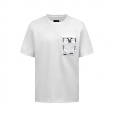 펜디 남성 라운드 반팔 티셔츠 - Fendi Mens Round Tshirt 
