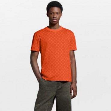 루이비통 남성 모노그램 반팔티 - Louis vuitton Mens Monogram Pattern Short