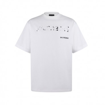 발렌시아가 남성 라운드 반팔 티셔츠 - Balenciaga Mens Round Tshirt 