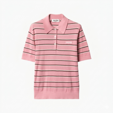 미우미우 여성 폴로 티셔츠 - Miumiu Womens Polo Tshirt 