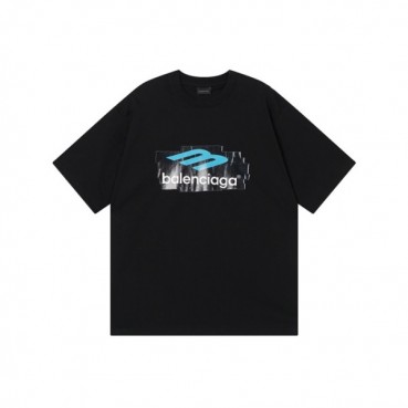 발렌시아가 남성 라운드 반팔 티셔츠 - Balenciaga Mens Round Tshirt 