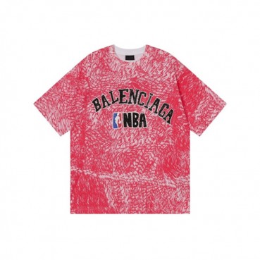 발렌시아가 남성 라운드 반팔 티셔츠 - Balenciaga Mens Round Tshirt 