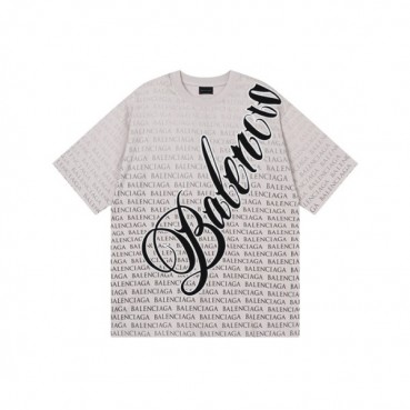 발렌시아가 남성 라운드 반팔 티셔츠 - Balenciaga Mens Round Tshirt 