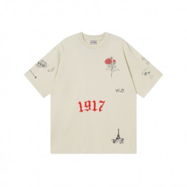 발렌시아가 남성 라운드 반팔 티셔츠 - Balenciaga Mens Round Tshirt 