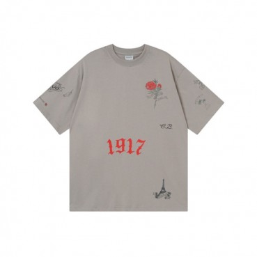 발렌시아가 남성 라운드 반팔 티셔츠 - Balenciaga Mens Round Tshirt 