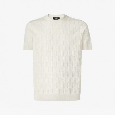 펜디 남성 라운드 반팔 티셔츠 - Fendi Mens Round Tshirt 