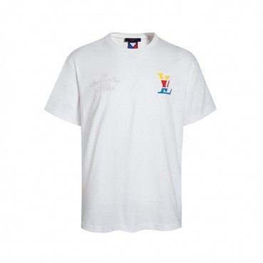 루이비통 남성 라운드 반팔티 - Louis vuitton Mens Round Tshirt 