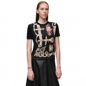 에르메스 여성 크루넥 반팔티 - Hermes Womens Round Tshirt 