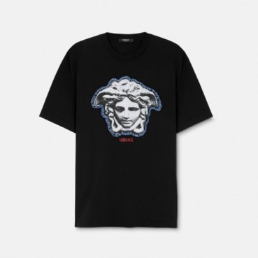 베르사체 남성 반팔 티셔츠 - Versace Mens Round Tshirts 