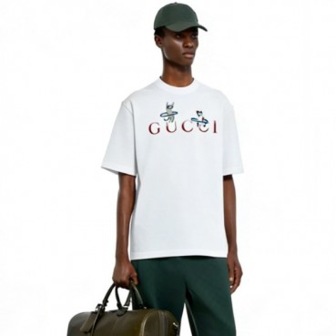 구찌 남성 라운드 반팔티 - Gucci Mens Round Tshirt 