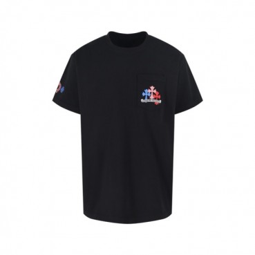 크롬하츠 남성 라운드 반팔티 - Chrom Hearts Mens Round Tshirt 
