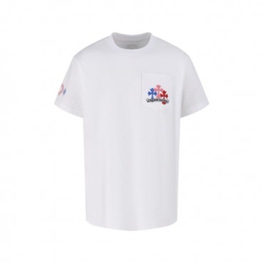 크롬하츠 남성 라운드 반팔티 - Chrom Hearts Mens Round Tshirt 