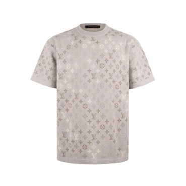 루이비통 남성 라운드 반팔 티셔츠 - Louis vuitton Mens Round Tshirt 