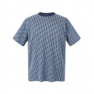 디올 남성 라운드 반팔 티셔츠 - Dior Mens Round Tshirt 