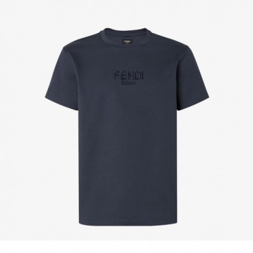 펜디 남성 라운드 반팔 티셔츠 - Fendi Mens Round Tshirt 