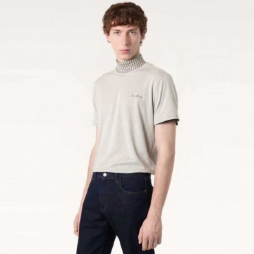 로로피아나 남성 라운드 반팔티 - Loro Piana Mens Round Tshirt 