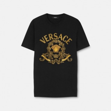 베르사체 남성 반팔 티셔츠 - Versace Mens Round Tshirts 