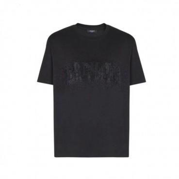 발망 남성 라운드 반팔티 - Balmain Mens Round Tshirt 