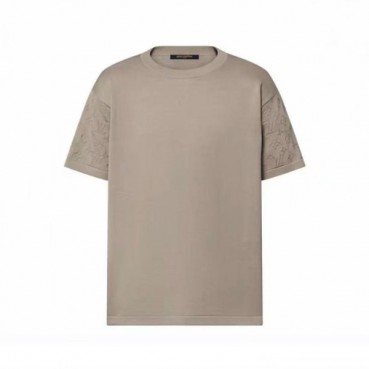 루이비통 남성 라운드 반팔 티셔츠 - Louis vuitton Mens Round Tshirt 