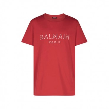 발망 남성 라운드 반팔티 - Balmain Mens Round Tshirt 