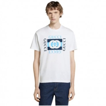 구찌 남성 라운드 반팔티 - Gucci Mens Round Tshirt 