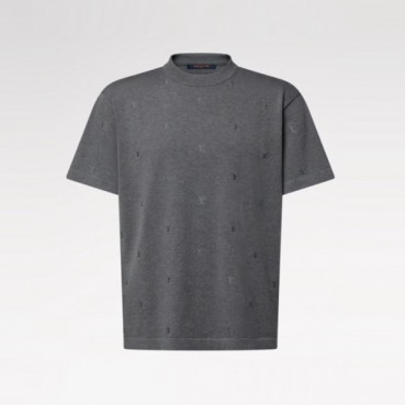 루이비통 남성 라운드 반팔 티셔츠 - Louis vuitton Mens Round Tshirt 