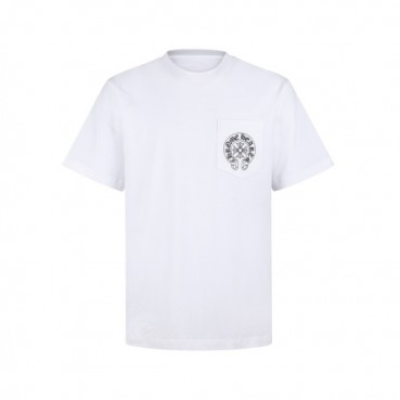 크롬하츠 남성 라운드 반팔티 - Chrom Hearts Mens Round Tshirt 