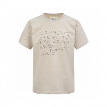 메종 마르지엘라 남성 반팔 티셔츠 - Maison Margiela Mens Round Tshirt 