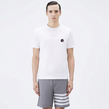 톰브라운 남성 라운드 반팔티 - Thom Browne Mens Round Tshirts 