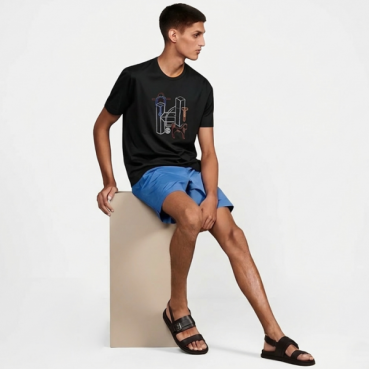 에르메스 남성 라운드 반팔티 - Hermes Mens Round Tshirt 
