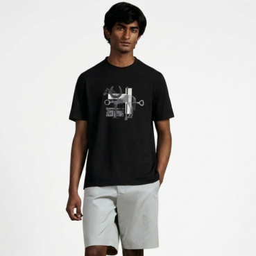 에르메스 남성 라운드 반팔티 - Hermes Mens Round Tshirt 