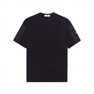 스톤아일랜드 남성 라운드 반팔 티셔츠 - Stone Island Mens Round Tshirt 