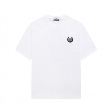 스톤아일랜드 남성 라운드 반팔 티셔츠 - Stone Island Mens Round Tshirt 