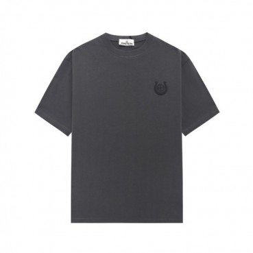 스톤아일랜드 남성 라운드 반팔 티셔츠 - Stone Island Mens Round Tshirt 