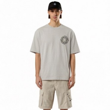 스톤아일랜드 남성 라운드 반팔 티셔츠 - Stone Island Mens Round Tshirt 