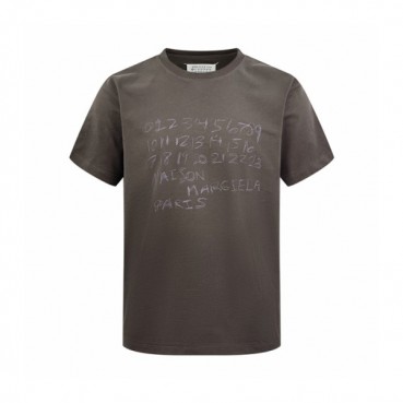 메종 마르지엘라 남성 반팔 티셔츠 - Maison Margiela Mens Round Tshirt 