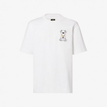 펜디 남성 라운드 반팔 티셔츠 - Fendi Mens Round Tshirt 