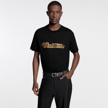 루이비통 남성 라운드 반팔 티셔츠 - Louis vuitton Mens Round Tshirt 