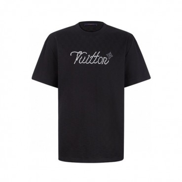 루이비통 남성 라운드 반팔 티셔츠 - Louis vuitton Mens Round Tshirt 
