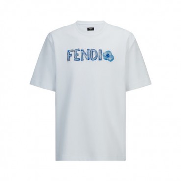 펜디 남성 라운드 반팔 티셔츠 - Fendi Mens Round Tshirt 
