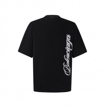 발렌시아가 남성 라운드 반팔 티셔츠 - Balenciaga Mens Round Tshirt 