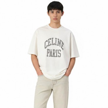셀린느 남성 반팔 티셔츠 - Celine Mens Round Tshirt 