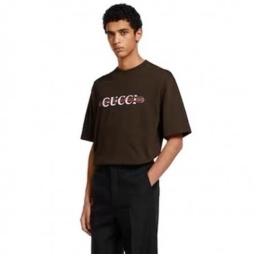 구찌 남성 라운드 반팔티 - Gucci Mens Round Tshirt 