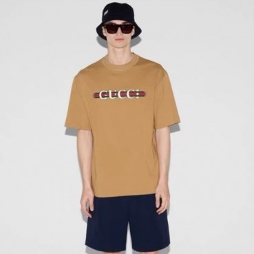 구찌 남성 라운드 반팔티 - Gucci Mens Round Tshirt 