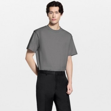 루이비통 남성 라운드 반팔 티셔츠 - Louis vuitton Mens Round Tshirt 