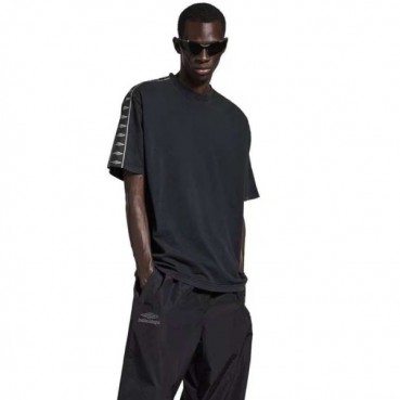 발렌시아가 남성 라운드 반팔 티셔츠 - Balenciaga Mens Round Tshirt 
