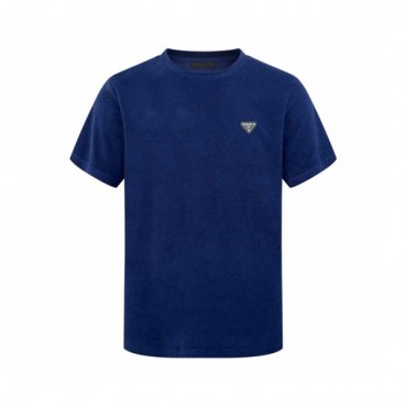 프라다 남성 라운드 반팔티 - Prada Mens Round Tshirt 